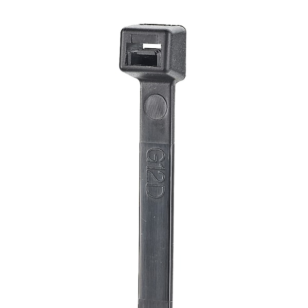 Panduit Cable Tie, 12 in L, 2.99 in Max Bundle Dia., Natural, Nylon 6/6, 40 lb Strength, 1000 PK - S12-40-M