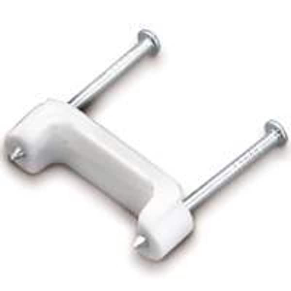 Gardner Bender Cable Staple, 34 in W Crown, 114 in L Leg, PlasticPolyethylene - PS-75