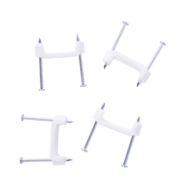Gardner Bender Cable Staple, 34 in W Crown, 114 in L Leg, PlasticPolyethylene - PS-75