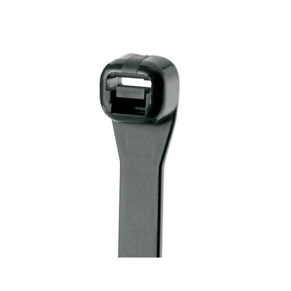 Panduit Cable Tie, 18-1/2 in L, 5.20 in Max Bundle Dia., Black, Nylon 6/6, 175 lb Strength, 50 PK - SG450H-L0