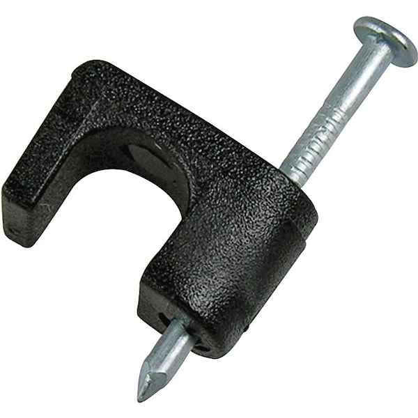 Gb Gardner Bender Cable Staple, 1/4 in W Crown, Polyethylene, 25PK - PSB-1650T