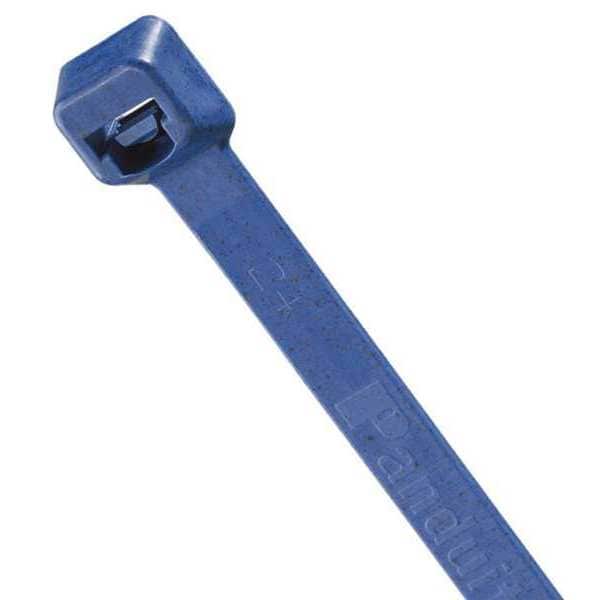 Panduit Cable Tie, 15 in L, 4 in Max Bundle Dia., Blue, Polypropylene, 30 lb Strength, 100 PK - PLT4S-C186
