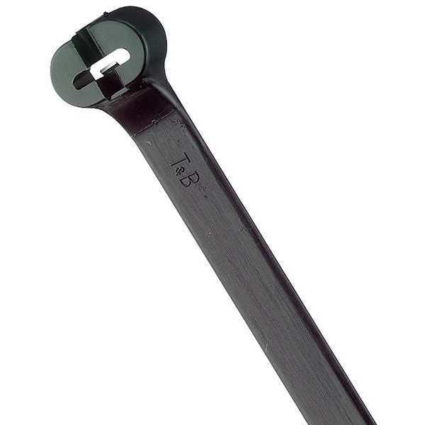 Ty-Rap Cable Tie, 30-1/2 in L, 9 in Max Bundle Dia., Black, Nylon 6/6, 120 lb Strength, 50 PK - TY529MX