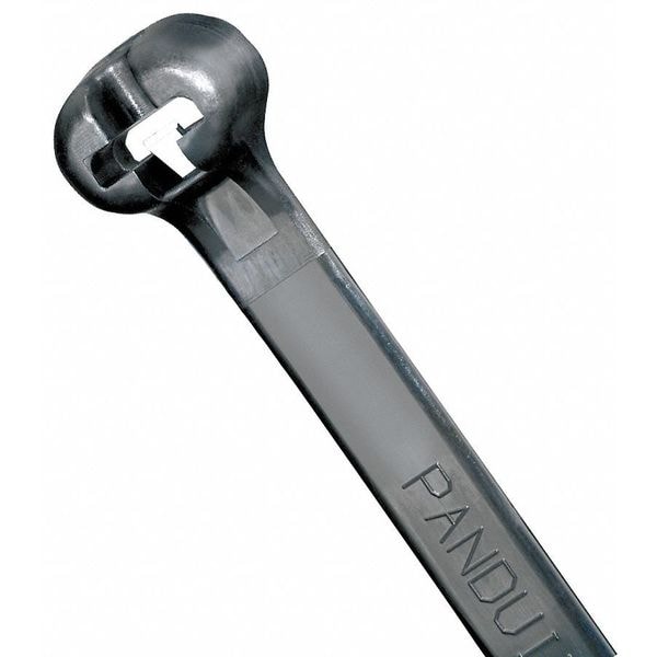 Panduit Cable Tie, 15 in L, 4 in Max Bundle Dia., Black, Nylon 6/6, 120 lb Strength, 50 PK - BT4LH-L0
