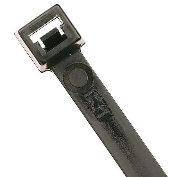 Power First Cable Tie, 36 in L, 11 in Max Bundle Dia., Black, Nylon 6/6, 180 lb Strength, 50 PK - 36J178