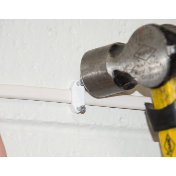 Gardner Bender Staple, 12 in W Crown, PlasticPolyethylene - PSM-1550T