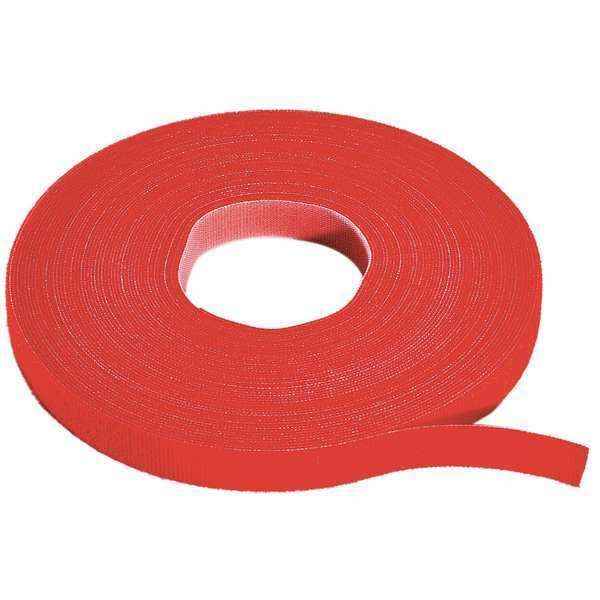 Rip-Tie Cable Tie Roll, 75 ft L, Red, Nylon, Polyethylene, 50 lb Strength - W-75-HRL-RD