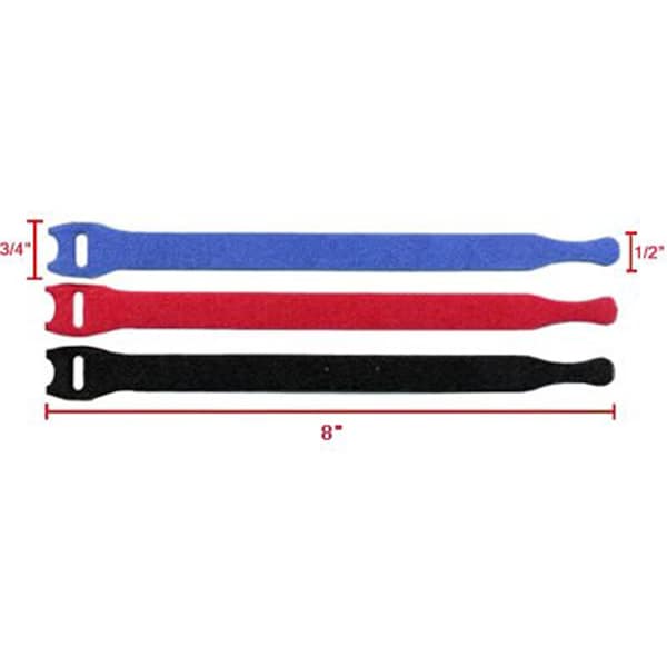 Electriduct Cable Tie, 8 in L, White, Nylon, Polyethylene, 18 lb Strength - CT-VW-5-WT