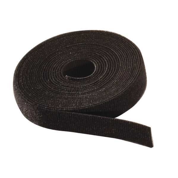 Rip-Tie Cable Tie Roll, 15 ft L, Black, Nylon, Polyethylene, 50 lb Strength - W-15-1RL-BK