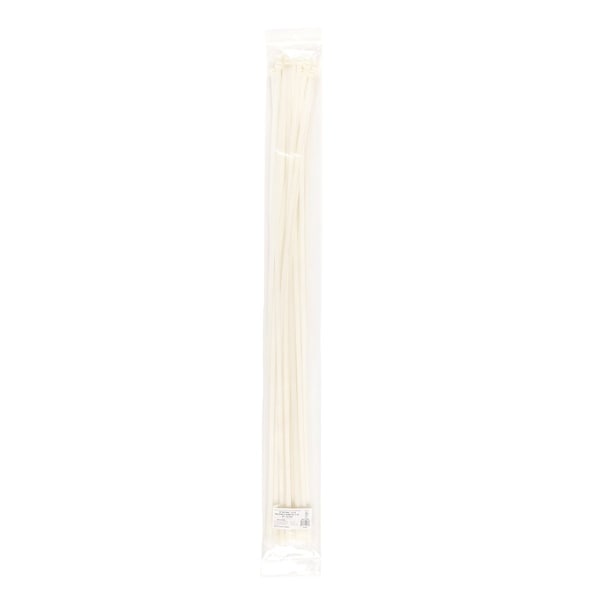 South Main Hardware Cable Tie, 36 in L, Natural, Nylon, 175 lb Strength, 25 PK - 220250