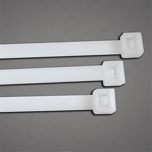 Anchor Brand Cable Tie, 11-1/2 in L, 3 in Max Bundle Dia., Natural, Nylon 6/6, 50 lb Strength - 102-1150N