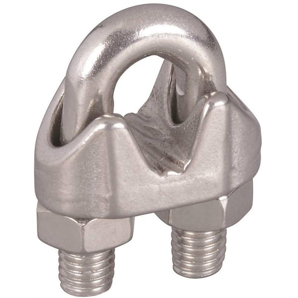 Homepage 0.25 in. N830-314 Cable Clamps - Stainless Steel - HO418816