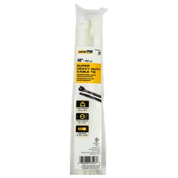 Gardner Bender Cable Tie, 40 in L, Natural, 10 PK - GA569228