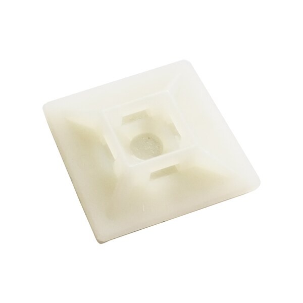 Steel Grip Steel Grip 1 in. L White Cable Tie Base Mount 5 pk - MP-30-1-N5
