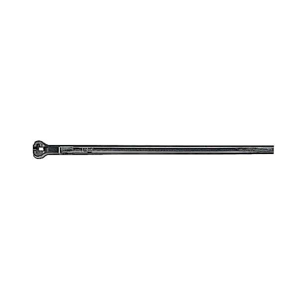 Abb Cable Tie, 14-1/2 in L, 4.02 in Max Bundle Dia., Black, Nylon, Polyamide 6/6, 50 lb Strength - TY28MX