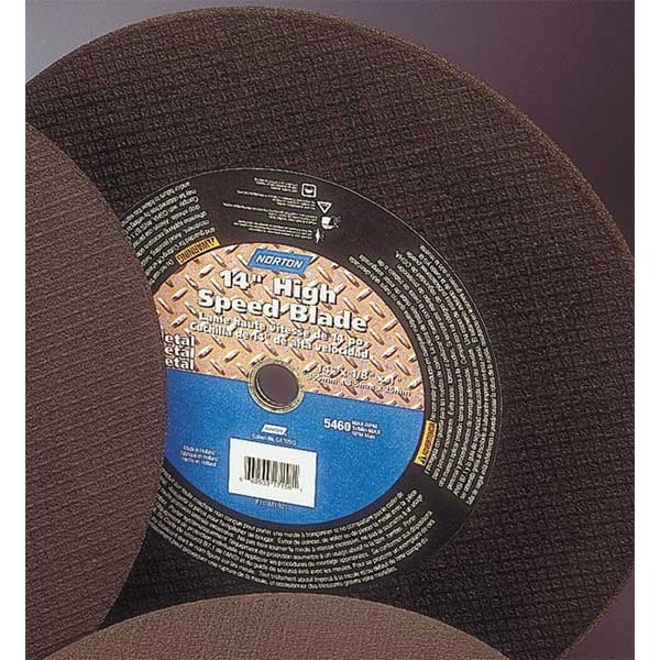 Norton Abrasivos Rueda de Corte Gemini Metal, 14"x.125"x20mm - 66252835386