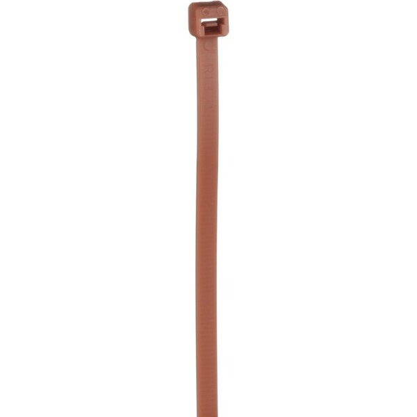 Panduit Cable Tie, 7-1/2 in L, 1.88 in Max Bundle Dia., Brown, Nylon 6/6, 50 lb Strength, 100 PK - PLT2S-C1