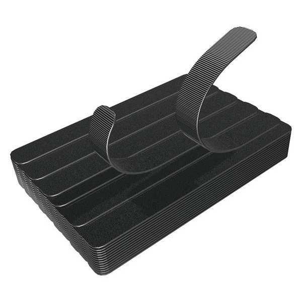 Panduit Cable Tie, 7 in L, 1.60 in Max Bundle Dia., Black, Nylon, 50 lb Strength, 100 PK - HLB2S-C0