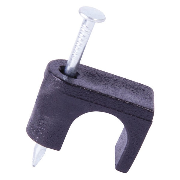 Gardner Bender Coaxial Staple, Blk, 1/4", Wood App, PK300 - PCC-300BG