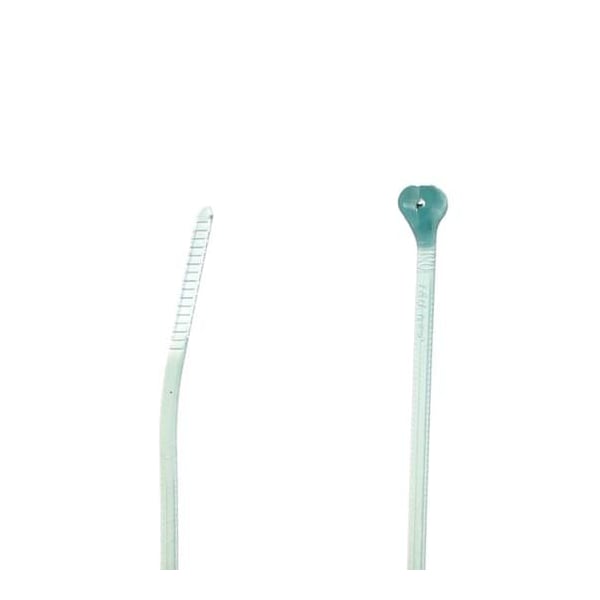 Ty-Rap Cable Tie, 4 in L, 9/16 in Max Bundle Dia., Blue, Tefzel, 18 lb Strength, 100 PK - TYZ523M