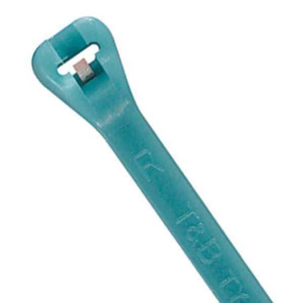 Ty-Rap Cable Tie, 4 in L, 9/16 in Max Bundle Dia., Blue, Tefzel, 18 lb Strength, 100 PK - TYZ523M