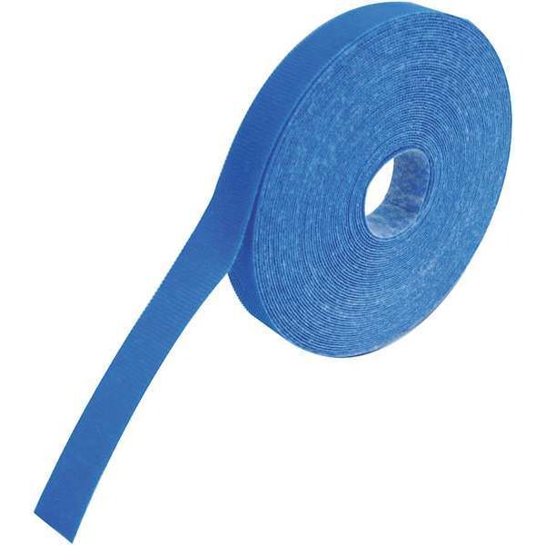 Rip-Tie Cable Tie Wrap, 75 ft L, 3/4 in Max Bundle Dia., Blue, Polyester, Polyethylene, 70 lb Strength - G-20-075-BU