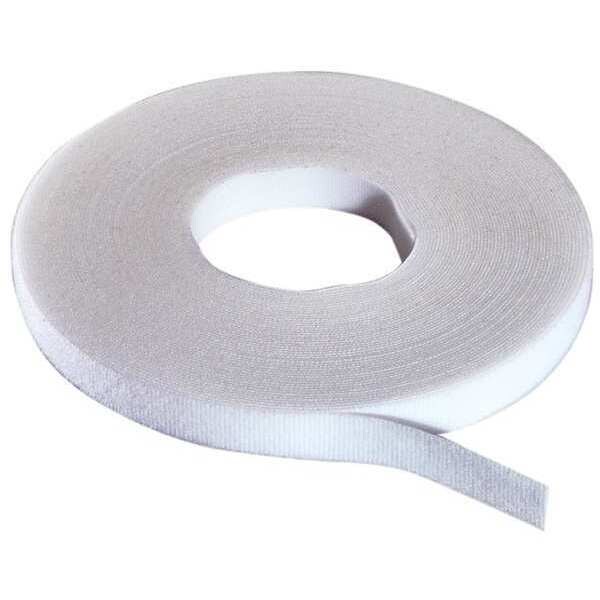 Rip-Tie Cable Tie Roll, 75 ft L, White, Nylon, Polyethylene, 50 lb Strength - W-75-MRL-W