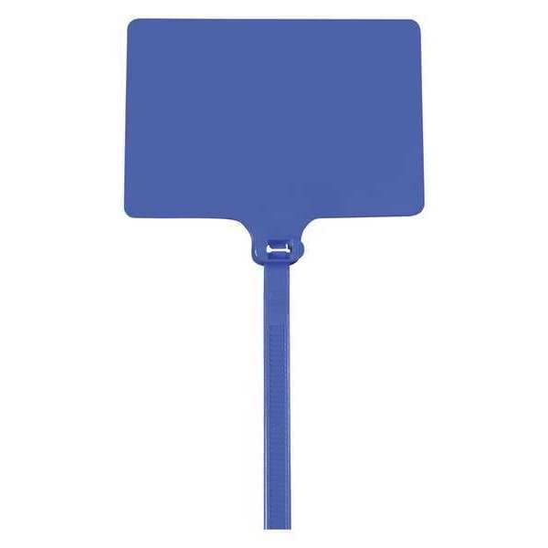 Partners Brand Cable Tie, 6 in L, Blue, 120 lb Strength, 100 PK - CTID83