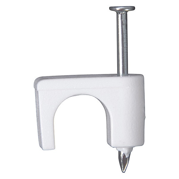Gardner Bender Coaxial Staple, 1/4" for Wood App, PK100 - PSW-100B