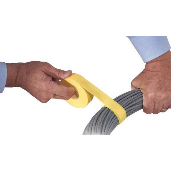 Rip-Tie Cable Tie Wrap, 75 ft L, 3/4 in Max Bundle Dia., Orange, Polyester, Polyethylene, 18 lb Strength - G-05-075-O