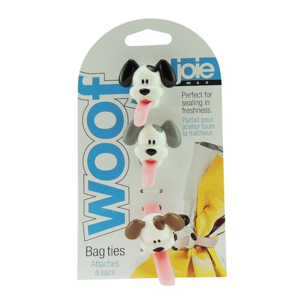 Joie Joie Woof Assorted Silicone Bag Ties - 12605