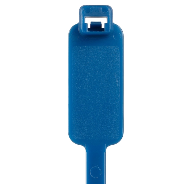 Panduit Cable Tie, 7-1/2 in L, 1-3/4 in Max Bundle Dia., Blue, Nylon 6/6, 50 lb Strength, 500 PK - PLM2S-D6
