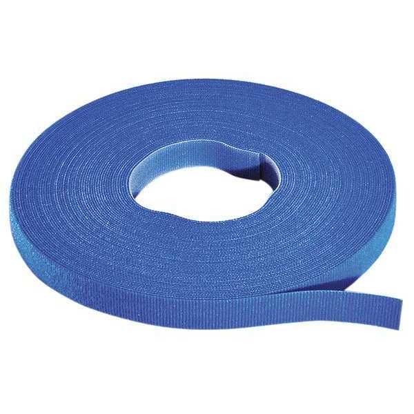 Rip-Tie Cable Tie Roll, 75 ft L, Blue, Nylon, Polyethylene, 50 lb Strength - W-75-MRL-BU
