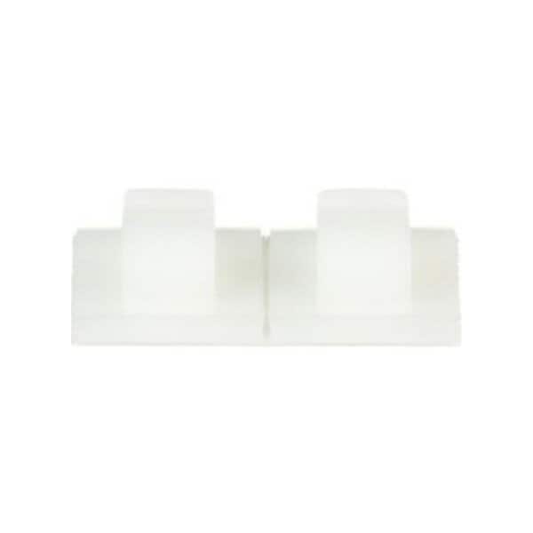 Panduit Cable Clip, Nylon 6/6, 0.38 in Bundle Dia., Natural, 1 in L, 1000 PK - ACC38-A-M