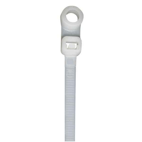 Power First Cable Tie, 15 in L, 4 in Max Bundle Dia., Natural, Nylon 6/6, 120 lb Strength, 100 PK - 36J192