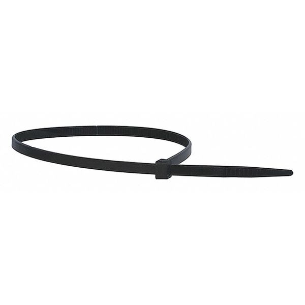 Monoprice Cable Tie, 14 in L, Black, Nylon, 50 lb Strength, 100 PK - 5773