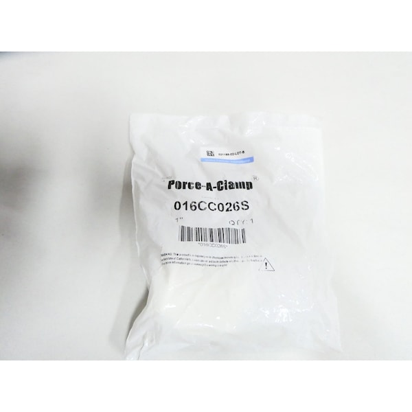 Porce-A-Clamp Cable Clamp, Stainless Steel, 1-5/8 in Bundle Dia., 2-1/8 in L - 016CC026S