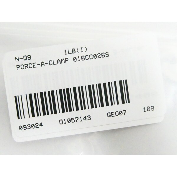 Porce-A-Clamp Cable Clamp, Stainless Steel, 1-5/8 in Bundle Dia., 2-1/8 in L - 016CC026S