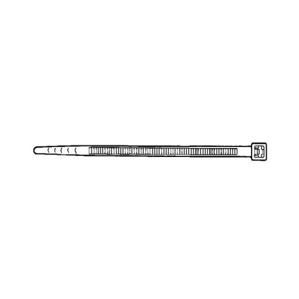Act Cable Tie, 14 in L, 4 in Max Bundle Dia., Natural, Nylon, 50 lb Strength, 100 PK - AL-14-50-9-C ACT FASTENING SOLUTIONS