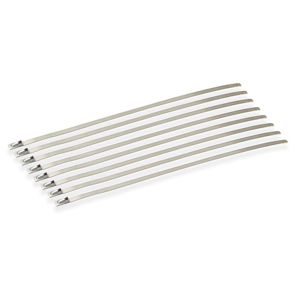 Geared2Golf Cable Tie, 8 ft L, 304 Stainless Steel, 100 lb Strength, 8 PK - GE1821144