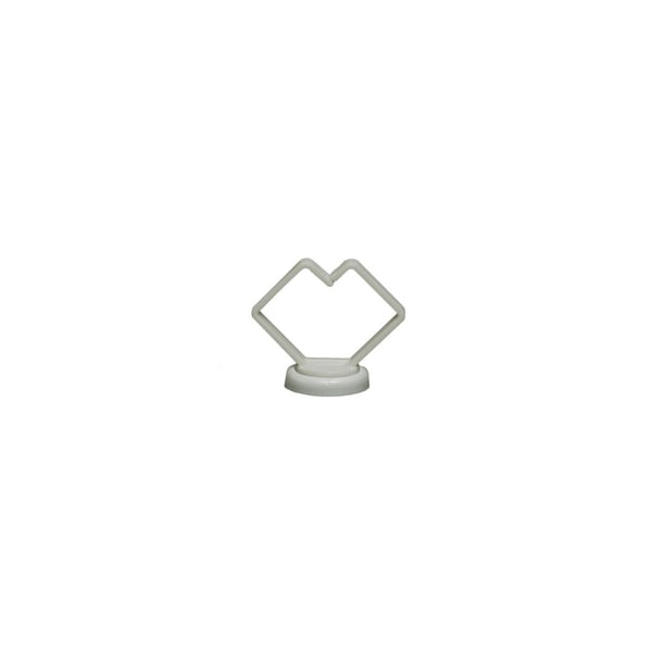 Swe-Tech 3C 1 inch White Magnetic Cable Holder, Strong Polymer Cable Holder, 15 pound pull force, UL Listed, 10PK - FWT30MA-19203