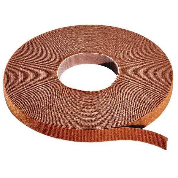 Rip-Tie Cable Tie Roll, 75 ft L, Brown, Nylon, Polyethylene, 50 lb Strength - W-75-HRL-BN