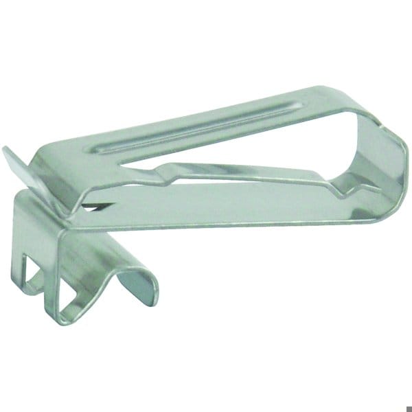 Heyco Cable Clip, 410 Stainless Steel, 1 in Bundle Dia., 1.34 in L, 100 PK - S6505