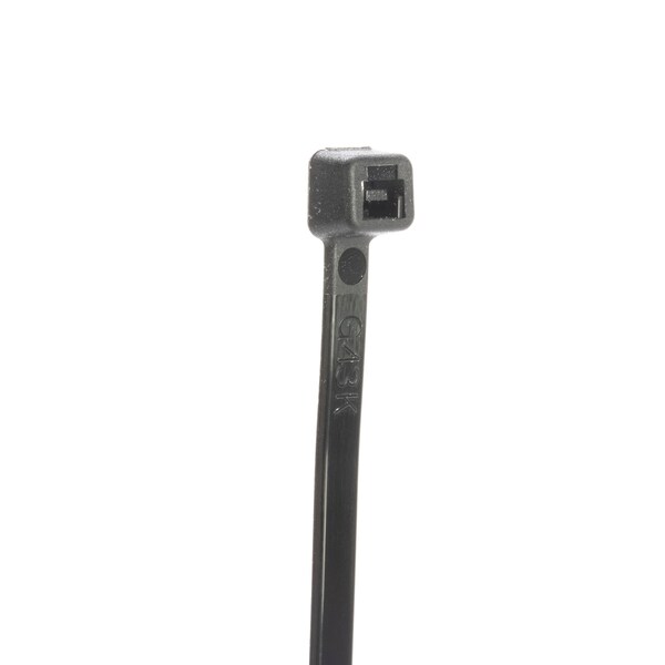 Panduit Cable Tie, 5-1/2 in L, 1.30 in Max Bundle Dia., Black, Nylon 6/6, 40 lb Strength, 1000 PK - S6-40-M0