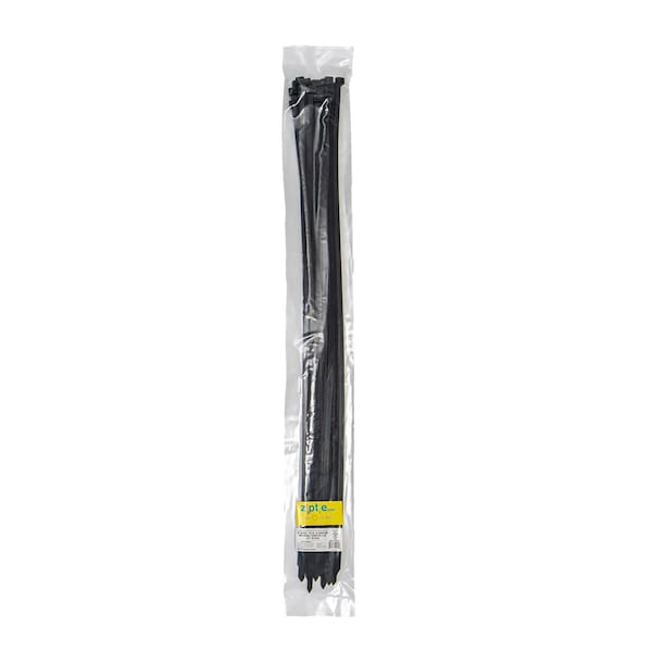 South Main Hardware Cable Tie, 32 in L, Black, Nylon, 175 lb Strength, 25 PK - 220239