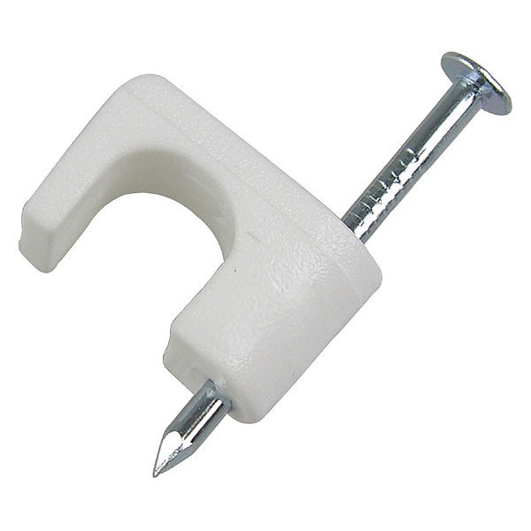 Gardner Bender Coaxial Staple White, 1/4", PK25 - PSW-1650T