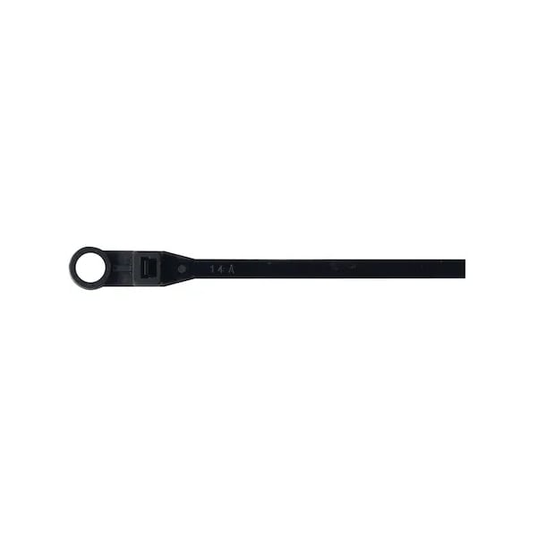 Seachoice Cable Tie, 8 in L, Black, 50 lb Strength, 100 PK - 14171