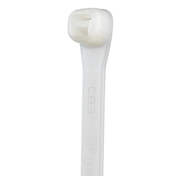 Panduit Cable Tie, 18-1/2 in L, 5.20 in Max Bundle Dia., Natural, Nylon 6/6, 175 lb Strength, 50 PK - SG450H-L