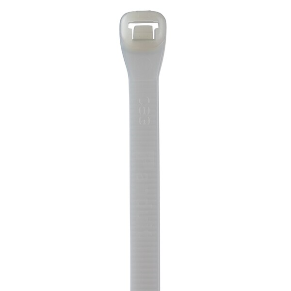 Panduit Cable Tie, 18-1/2 in L, 5.20 in Max Bundle Dia., Natural, Nylon 6/6, 175 lb Strength, 50 PK - SG450H-L