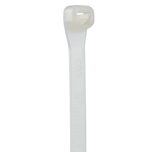 Panduit Cable Tie, 18-1/2 in L, 5.20 in Max Bundle Dia., Natural, Nylon 6/6, 175 lb Strength, 50 PK - SG450H-L